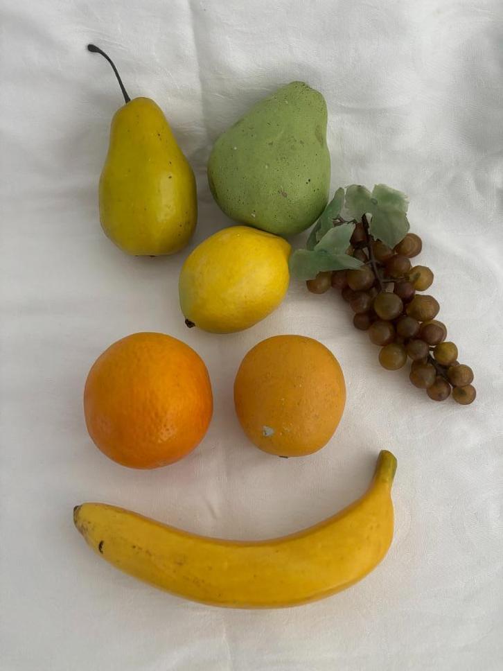 Vintage kunstfruit, 7 stuks., Antiek en Kunst, Curiosa en Brocante, Ophalen of Verzenden
