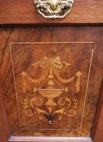 Antiek kastje met prachtige inleg, origineel v kolen Miekje, Antiek en Kunst, Antiek | Meubels | Kasten, Ophalen