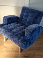 Fauteuil Leolux Wizard, vintage model, blauw, Huis en Inrichting, Fauteuils, Ophalen, Gebruikt, 75 tot 100 cm, Stof