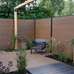 Aanbieding: Luxe composiet schutting – compleet geplaatst, Ophalen, Kunststof, 1 tot 2 meter, Schuttingkampioen