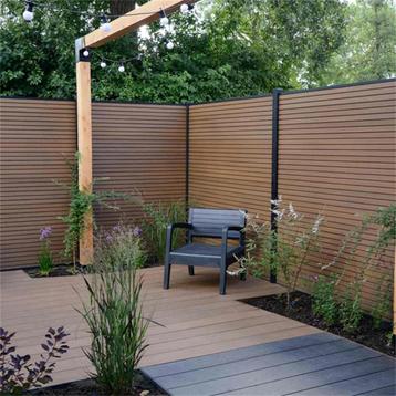 Aanbieding: Luxe composiet schutting – compleet geplaatst beschikbaar voor biedingen