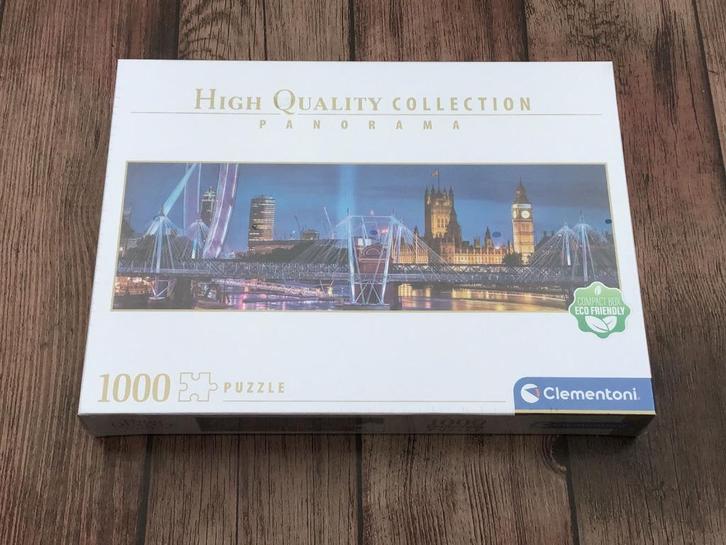 Panoramapuzzel Londen - Clementoni *NIEUW* 1000 stukjes, Hobby en Vrije tijd, Denksport en Puzzels, Nieuw, Legpuzzel, 500 t/m 1500 stukjes