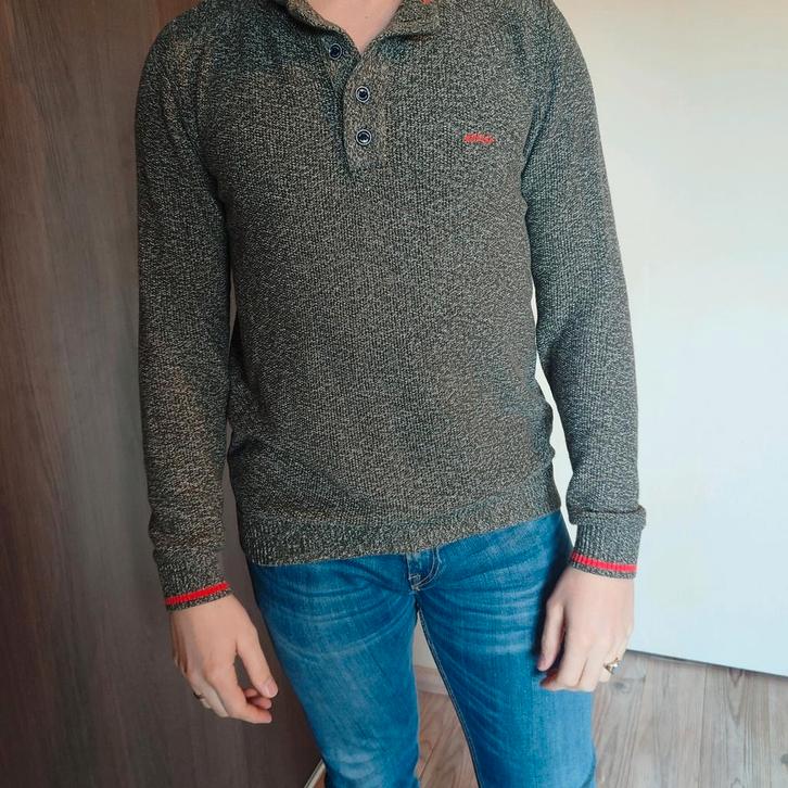 Groene trui heren L new Zealand Auckland, Kleding | Heren, Truien en Vesten, Zo goed als nieuw, Maat 52/54 (L), Groen, Ophalen of Verzenden