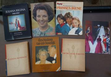 18x Koningshuis  BOEKEN EN TIJDSCHRIFTEN  meeste  Juliana beschikbaar voor biedingen