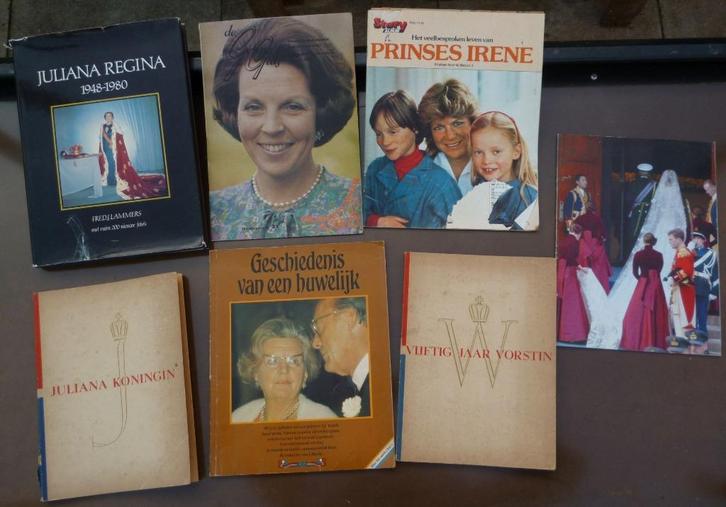 18x Koningshuis  BOEKEN EN TIJDSCHRIFTEN  meeste  Juliana, Verzamelen, Koninklijk Huis en Royalty, Tijdschrift of Boek, Nederland