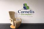 Relaxfauteuil beige leer draaivoet - 6 maanden garantie!, Minder dan 75 cm, Leer, Ophalen of Verzenden, Zo goed als nieuw