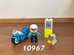 Duplo politiemotor 10967 (compleet) 4, Ophalen of Verzenden, Zo goed als nieuw, Complete set, Duplo