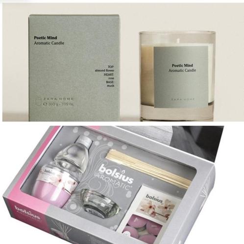 2 Zara Home POETIC MIND GEURKAARS Bolsius Geschenkset NIEUW, Huis en Inrichting, Woonaccessoires | Kandelaars en Kaarsen, Nieuw