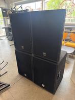2 x forum line f1153 + 2 X f8 subs, Gebruikt, Subwoofer, 120 watt of meer, Ophalen