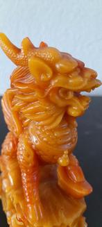 Uniek Beeldje van Tempelleeuw - carneool / carnelia, Verzenden