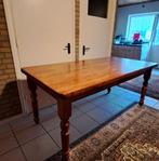 Gebruikte eettafel/knutseltafel oranje, Huis en Inrichting, Tafels | Eettafels, Ophalen, Gebruikt, 50 tot 100 cm, 150 tot 200 cm