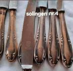 Bestek Solingen verzilverde bewerkte messen, Ophalen of Verzenden