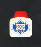 Embleem Logo Voetbalclub MOC '17 Bergen op Zoom Jaren 60., Verzamelen, Overige Verzamelen, Ophalen of Verzenden, Zo goed als nieuw