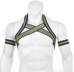 Heren gouden borst harnas met armbanden / borstharnas club, Kleding | Heren, Verzenden, Nieuw, Overige maten, Overige thema's