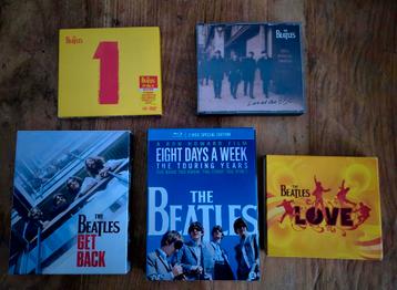 The Beatles blu-ray collectie met gratis tshirt beschikbaar voor biedingen
