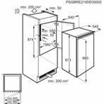 AEG SFS488F1AS (Inbouw koelkast met vriesvak 88cm) *Nieuw in, Nieuw, Ophalen of Verzenden