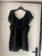 Fstvl, zwart kanten Carmen blouse. Maat 46, Zwart, Maat 46/48 (XL) of groter, Fstvl, Ophalen of Verzenden