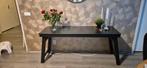 WOOOD bureau / tafel zwart hout, Huis en Inrichting, Tafels | Sidetables, Ophalen of Verzenden, Zo goed als nieuw, 150 tot 200 cm