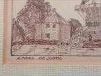 Ets Langs de Zaan Zaanse schans Molen, Antiek en Kunst, Kunst | Etsen en Gravures, Verzenden
