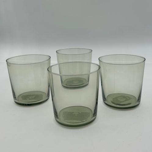 Nieuwe set van 4 Onis Cidra glazen – 37 cl – Light Green, Verzamelen, Glas en Borrelglaasjes, Nieuw, Ophalen of Verzenden