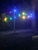 Prikkabel 10-15-25 m Koppelbare incl LED gekleurde lampen, Tuin en Terras, Buitenverlichting, Kunststof, Minder dan 50 watt, Overige typen