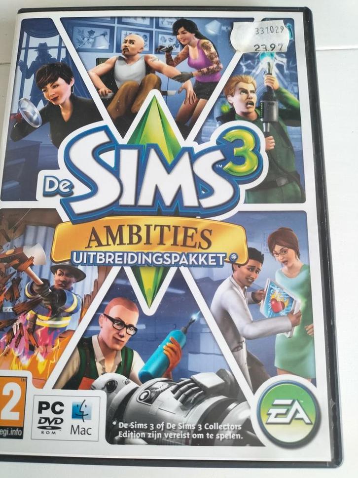 De Sims 3 Ambities Uitbreidingspakket - PC, Spelcomputers en Games, Games | Pc, Gebruikt, Simulatie, 1 speler, Vanaf 12 jaar, Ophalen
