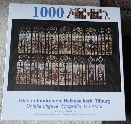 Legpuzzel Pix4Profs –1000 stukjes Glas-in-lood ramen, Nieuw, Hobby en Vrije tijd, Denksport en Puzzels, Nieuw, Legpuzzel, 500 t/m 1500 stukjes