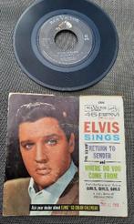 Elvis return to sender usa, Ophalen of Verzenden, 1960 tot 1980, Zo goed als nieuw, Overige formaten