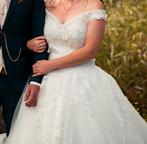 Trouwjurk met glitters en vlinders - Hartenvrouw Almere, Trouwjurk, Overige kleuren, Ophalen of Verzenden, Zo goed als nieuw