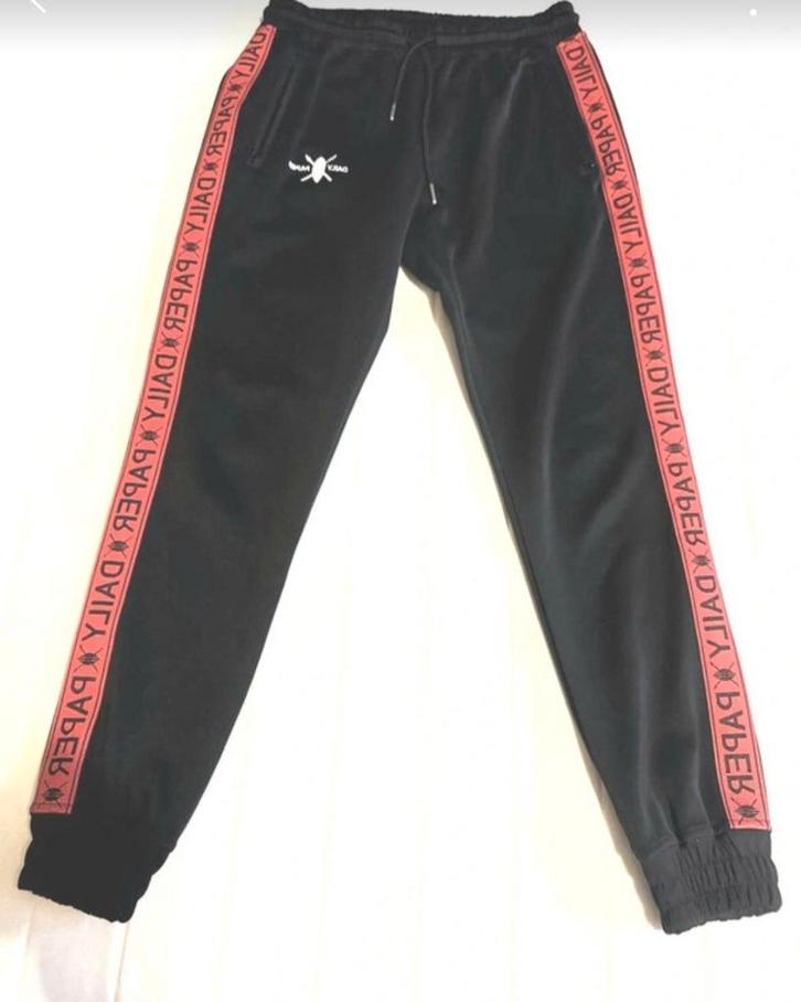 Daily Paper Joggingbroek - Maat S, Kleding | Heren, Broeken en Pantalons, Zo goed als nieuw, Maat 46 (S) of kleiner, Zwart, Ophalen of Verzenden