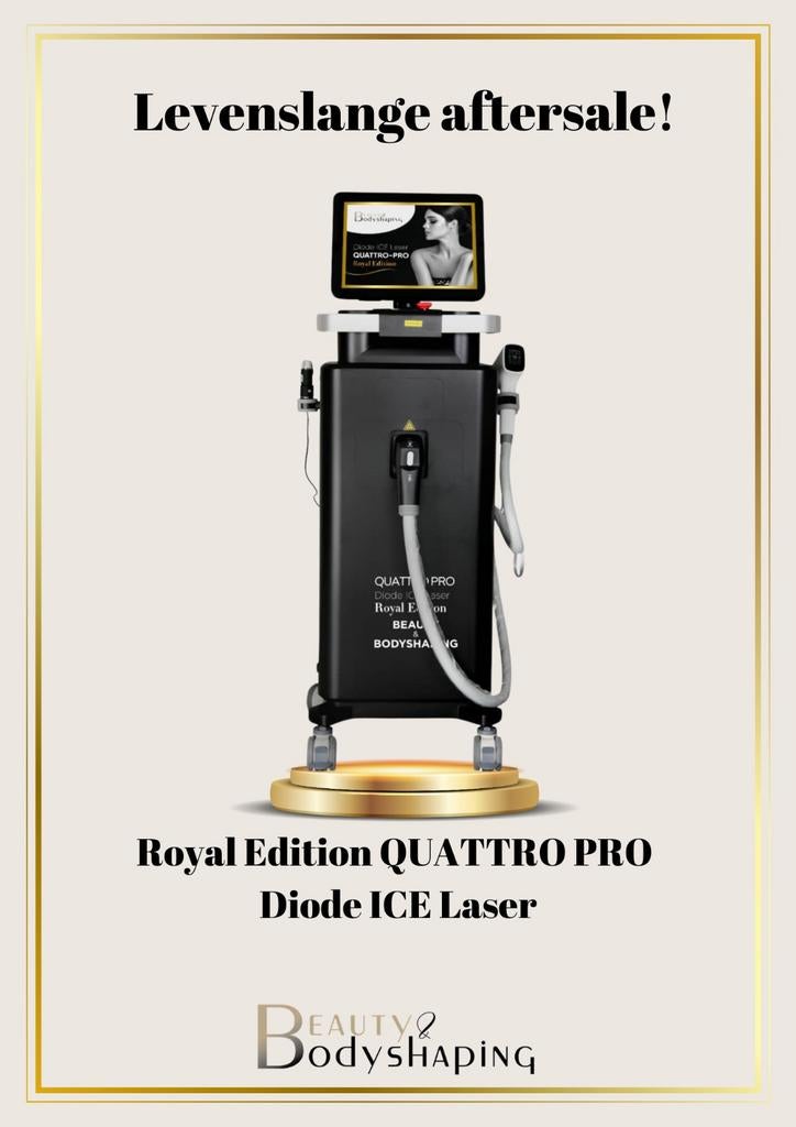 Royal Edition Diode ICE Laser Quattro-PRO, Witgoed en Apparatuur, Persoonlijke-verzorgingsapparatuur, Nieuw, Scheren en Epileren