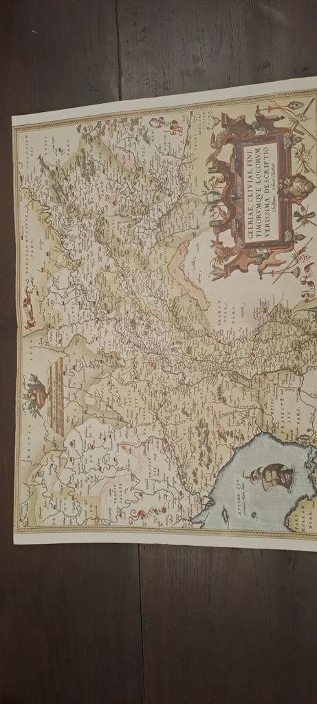 Oude kaart Gelderland, Ophalen of Verzenden