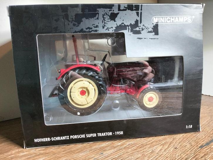 Te koop Mini Champs Porsche Super Hofherr-Schrantz Beugel ., Hobby en Vrije tijd, Modelauto's | 1:18, Zo goed als nieuw, Overige typen