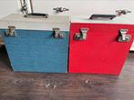 2 platenkoffers incl sleutels, retro vintage, Ophalen of Verzenden, Huis en Inrichting