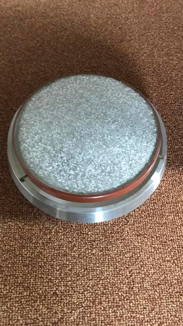 Retro Antiek Vintage plafonniere frosted glas
