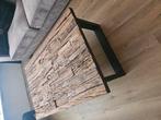 Salon tafel en eettafel van richmond met glasplaten, Ophalen, 50 tot 100 cm, Zo goed als nieuw, Minder dan 50 cm