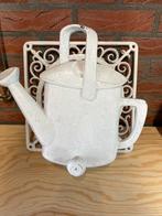 Gietijzeren slanghaspel, Ophalen, Gebruikt, Tuinslanghaspel