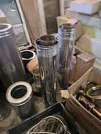 Kachelpijp kachel bochten buis 100 150 180 210, Bochten, Ophalen of Verzenden, Rvs, Minder dan 2 meter