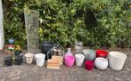 Diverse bloempotten, Tuin en Terras, Ophalen, Gebruikt, Rond, Aardewerk