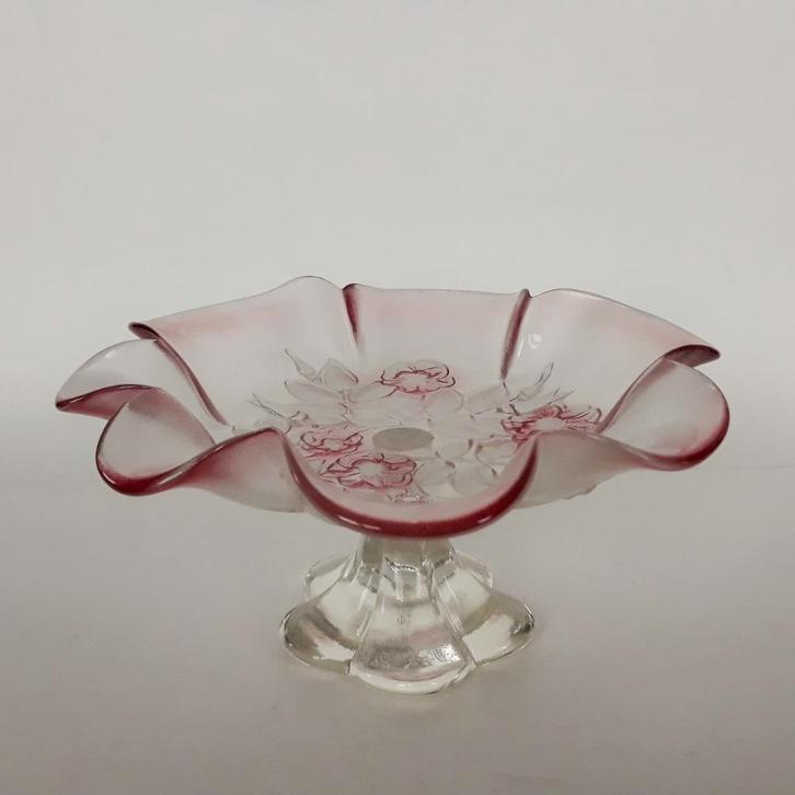 Schaal Kristal Walther Mikasa Glas Vintage, Antiek en Kunst, Antiek | Glas en Kristal, Ophalen of Verzenden