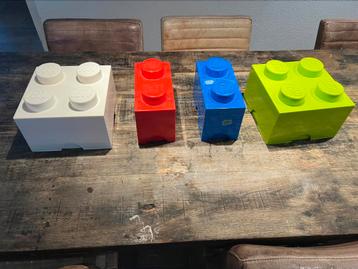 4x Lego opbergdoos (2x2 en 1x2) beschikbaar voor biedingen