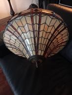 Tiffany glas in lood plafondlamp 50 cm breed, Antiek en Kunst, Antiek | Lampen, Ophalen
