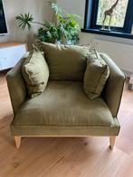 Robuuste lichtgroene loungestoel, Huis en Inrichting, Eenpersoons, 75 tot 100 cm, Ophalen of Verzenden, Zo goed als nieuw