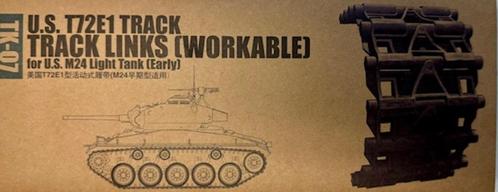 Coelianmodels, Trumpeter 02037, M24 Rupsbanden, 1/35 € 11,99, Hobby en Vrije tijd, Modelbouw | Auto's en Voertuigen, Nieuw, Tank