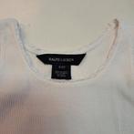 Ralph Lauren rib tank top creme wit blauwe ruiter 104 45446, Kinderen en Baby's, Kinderkleding | Maat 104, Meisje, ., Ophalen of Verzenden