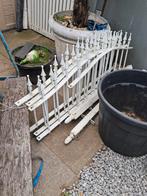 Witkleurig Sierhekwerk. Totaal 6 Meter. 70 cm Hoog!, Tuin en Terras, Tuinhekken en Hekwerk, Ophalen, Gebruikt, IJzer, Sierhekwerk