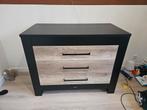 Kidsmill Long Island Commode Zwart, Kinderen en Baby's, Kinderkamer | Commodes en Kasten, 50 tot 70 cm, Ophalen of Verzenden, 90 tot 105 cm