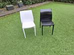 Allibert Sento tuinstoelen 5x zwart en 5 x wit, Tuin en Terras, Ophalen of Verzenden, Zo goed als nieuw, Kunststof