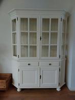 Buffetkast Wit met Glazen Deuren, Huis en Inrichting, Ophalen, Gebruikt, 200 cm of meer, 150 tot 200 cm