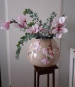 Vaas "MAGNOLIA" handbeschilderd van RIXSA-ART, Overige kleuren, Nieuw, Ophalen of Verzenden, Glas